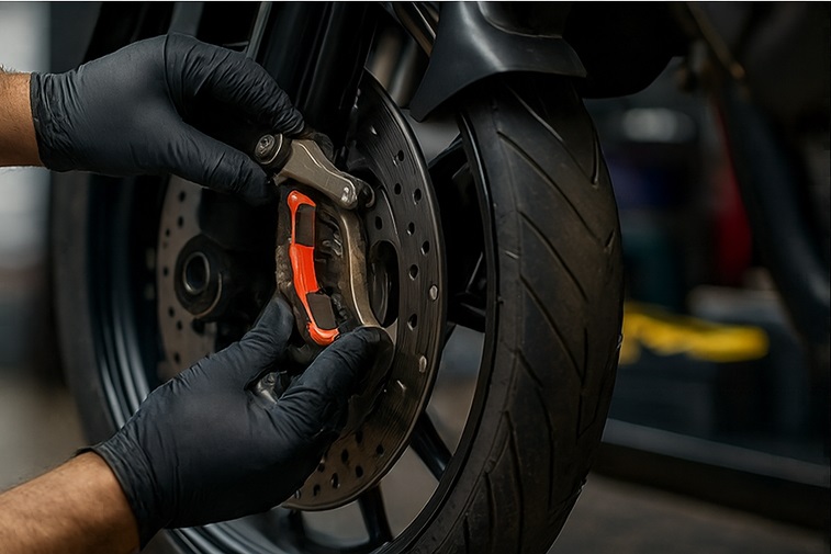 Zawieszenie i hamulce motocykla